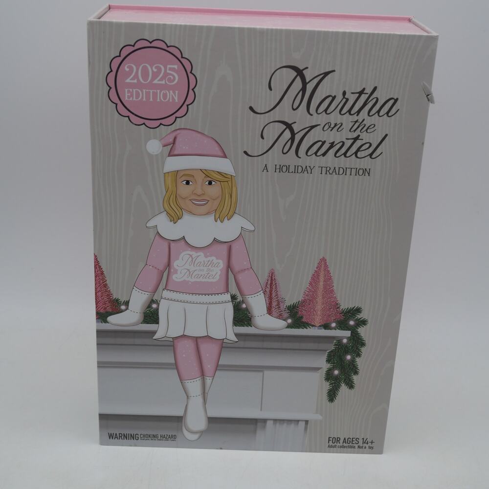 Martha Stewart Martha on a Mantle Christmas Poseable Plush NEW - Picture 2 of 9